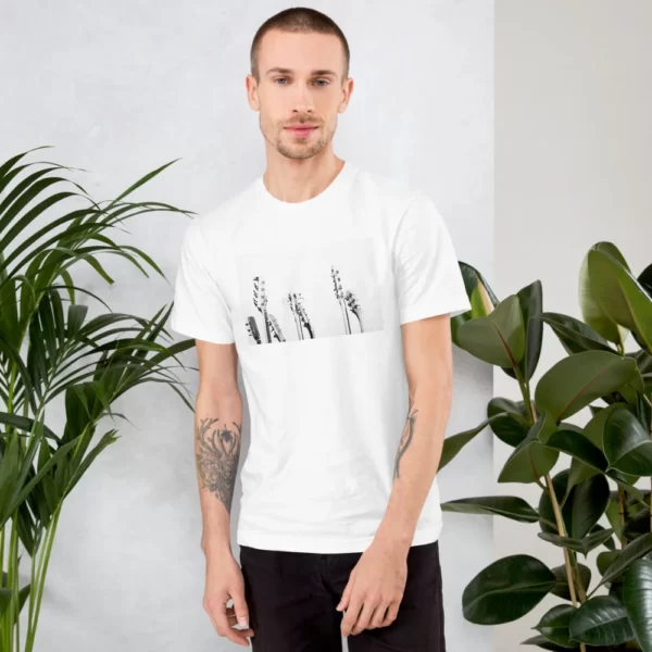 camiseta guitarras unisex blanco (mywayofftheway.com)